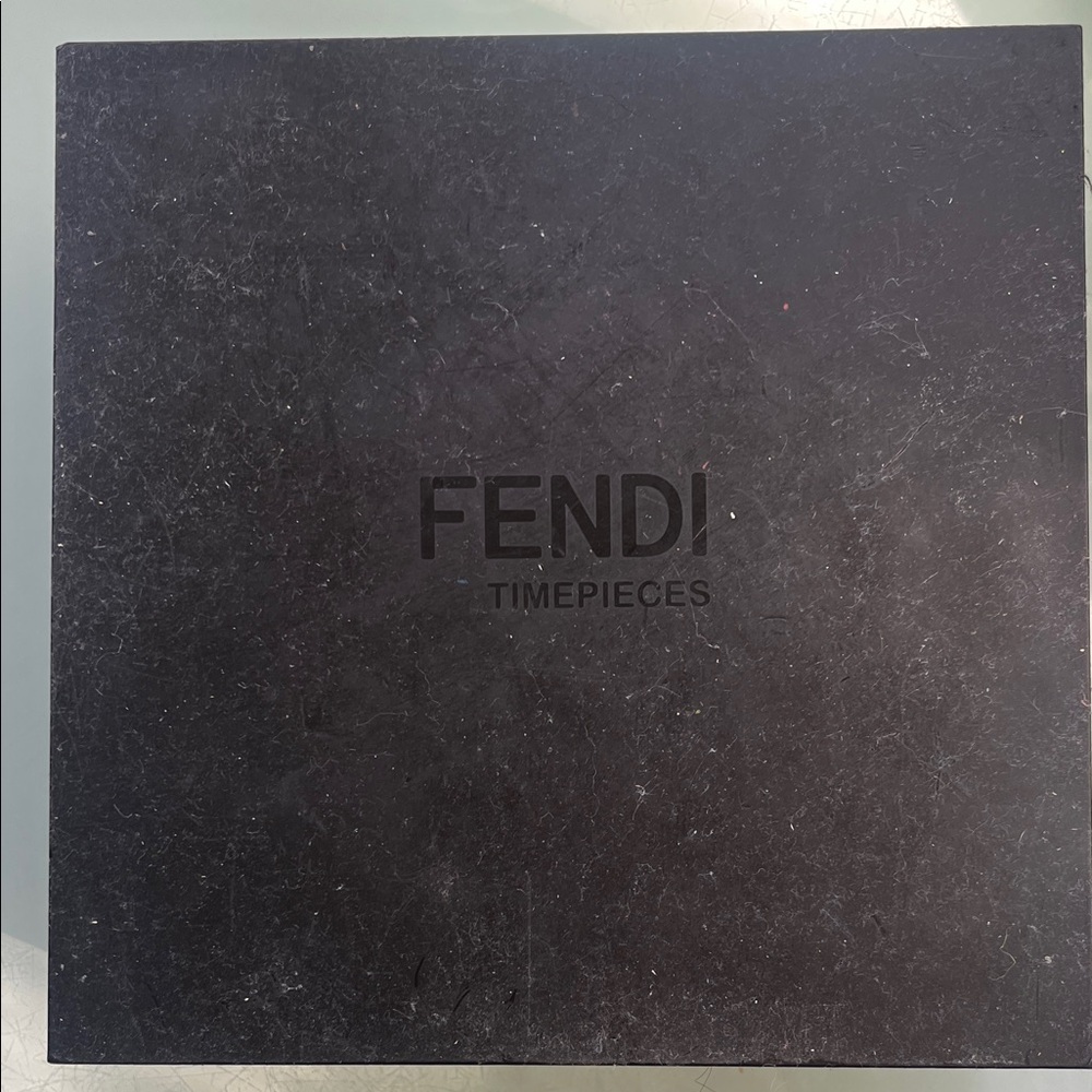 Fendi Timepieces Black Storage Box